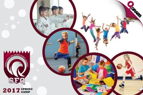 For QR82 Keep their Minds & Bodies Active with a ONE DAY Children's Spring Camp Session! (Up to QR165 Value)